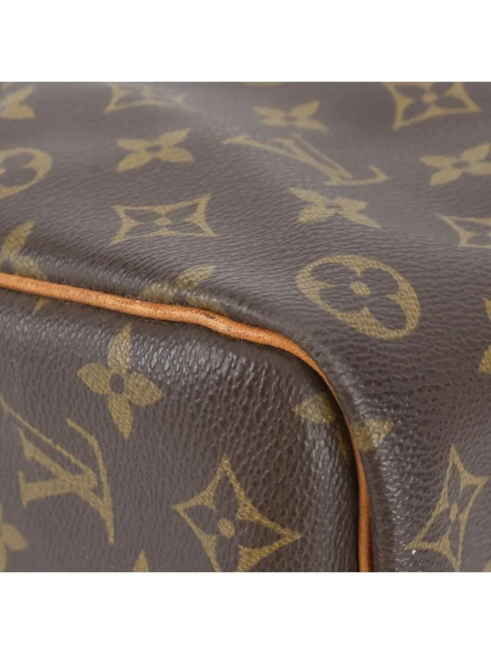 Louis Vuitton Monogram Keepall 50 Leather Boston Bag Tote Travel